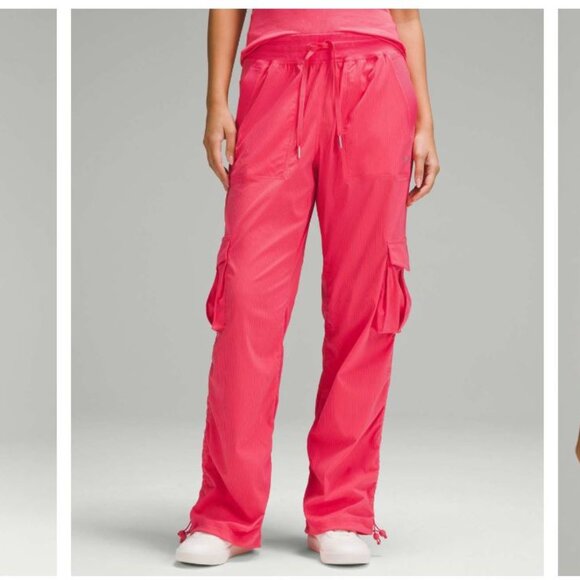 Lululemon Dance Studio Relaxed-Fit Mid-Rise Cargo Pant *size M* in Glaze Pink - Picture 1 of 6